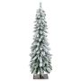 Artificial LED Christmas tree 45x120cm., green/white