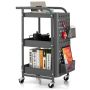 Kitchen trolley 52x33x75cm., dark gray