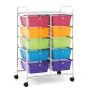 Trolley with drawers 65.5x37x87cm., various colors