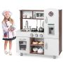 Children's kitchen 73x29x81cm., brown/white