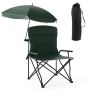 Tourist chair 62x66x96cm., dark green/black