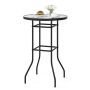 Outdoor table 68x68x97cm., black