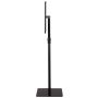 Single-sided information stand 28x28x118cm., black