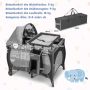 Children's playpen 102x72x74cm., dark gray