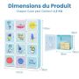 Children's wardrobe 107x36x142cm., various colors