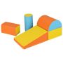 Set of 5 building blocks, assorted colors