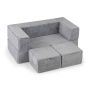 Modular children's sofa 100x52x42cm., gray