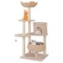 Scratching post 60x57x146cm., beige/light brown