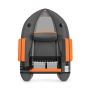Inflatable fishing boat 135x109x54cm., gray