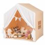Play tent 131x91x131cm., light brown