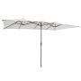 Outdoor umbrella 426x265x260cm., white/black