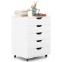Document cabinet 48x39.5x65.5cm., white/black