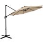Outdoor umbrella 308x248cm., brown/black
