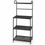 Kitchen shelf 59x34x136cm., black