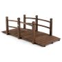 Garden bridge 171.5x75.5x58cm., brown