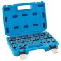 Set of 27 extractors with box, blue
