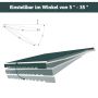 Awning 400x250cm., green