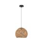 Pendant lamp 43x34cm., light brown/black