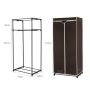 Fabric wardrobe 74x50x172cm., brown