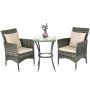 3-piece garden furniture set, assorted colors