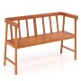 Garden bench 110x46x72cm., light brown
