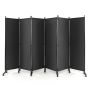 Screen 334.5x30x172cm., dark gray/black