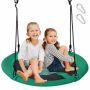 Swing for children 102x173cm., green/black