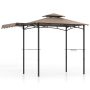 Barbecue gazebo 318x153x250cm., brown/black
