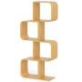 Freestanding shelf 61x23x133.5cm., light brown