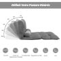 Sofa bed 180x98x18cm., gray