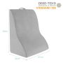 Reading pillow 51x32x63cm., gray