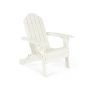 Adirondack outdoor chair, foldable, White, 89 × 78 × 99 cm