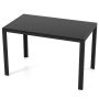 Dining table 120x70x75cm., black