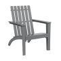 Garden chair 67.5x73x86cm., gray