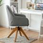 Accent armchair, 360° swivel, 59.69 × 60.96 × 92.71 cm