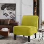 Accent armchair, Green, 24 × 32.7 × 28.7 inches