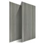 Akustilised seinapaneelid Relaxdays, 2 tk, 120 × 60 × 2 cm