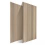 Akustilised seinapaneelid Relaxdays, 2 tk, Tamm, 120 × 60 cm