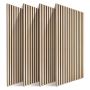 Akustilised seinapaneelid Relaxdays, 4 tk, Tamm, 120 × 60 cm