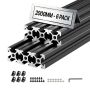 Alumiiniumprofiilide komplekt VEVOR 2020T, 6 tk, 20 × 20 × 200 cm