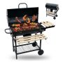 Söegrill Relaxdays, XXL, 114,5 × 95 × 69 cm
