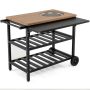 Charcoal BBQ, with trolley, Multicolored
