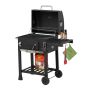 Söegrill Relaxdays, 2 grillresti, 103 × 104 × 65 cm