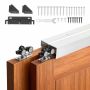 Фурнитура для раздвижных дверей внахлёст VEVOR XC40-4FT, система для 2 дверей, 121,9 × 10,26 × 5,56 см