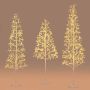 Lighted birch tree, 240 LEDs, Ø 21 × 150 cm