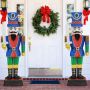Lighted 3D Nutcracker Soldier, 110 LED Lights, 64 × 184 cm