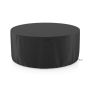 Round patio furniture cover, Black, Ø 158/181/213 × 70 cm