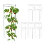 Опоры для растений Relaxdays 10044640.0, 6 шт., 2 кольца, Ø 26 × 76 см