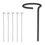 Taimetoed Relaxdays 10047323.0, 6 tk, Mustad, 80 × 6 cm