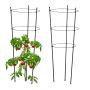 Taimetugede tornid Relaxdays, 2 tk, Must, 28 × 76 × 28 cm
